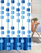 1 PZ Di *TENDA DOCCIA POLIEST. DIS.7065B CM.120X200