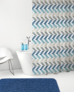 1 PZ Di GEDY TENDA DOCCIA POLIES.PIXEL 121 CM 180X200