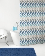 1 PZ Di GEDY TENDA DOCCIA POLIES.PIXEL 121 CM 240X200