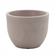 1 PZ Di VASO CONCA CM.40X31H-LT.27 AVANA