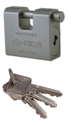 6 PL Di PL CISA ART.28550 LUCCHETTO CORAZZ. MM.75