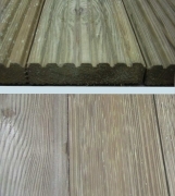 4 PZ Di LISTONE X PAVIM.IN PINO IMPREG.MM.28X120X2500