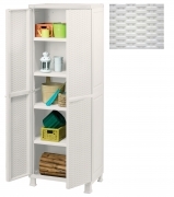 1 PZ Di ARMADIO KETER CM.65X45X177H T/PIANI BIANCO
