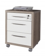 1 PZ Di DISEGNO CASSETTIERA 3 CASSETTI 45X48,5X63 I ROVERE