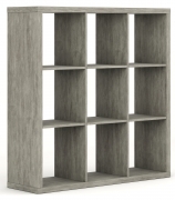 1 PZ Di *PRATICO LIBRERIA 9P CM 35,4X120X121H CEM.