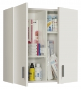 1 PZ Di KIT PENSILE 2 ANTE MULTIUSO 59X27XH60 CM BIANCO