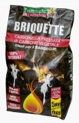 1 CF Di *BRIQUETTE DI CARBONE IN SACCHI DA 5 KG.