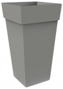 6 PZ Di *VASO MELROSE QUADRATO 30X30X41H GRIGIO