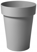 6 PZ Di *VASO MELROSE TONDO ALTO 40X50 GRIGIO