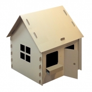 5 PZ Di *CASETTA CARTONE CM 115X93X110H