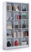 1 PZ Di KIT LIBRERIA KUBE CM.114X30X195H BIANCO L