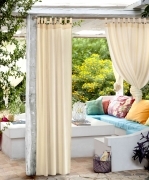 1 PZ Di TENDA X GAZEBO A BRETEL.CM.135X280H ECRU RES.