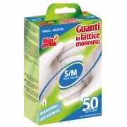 1 CF Di GUANTI IN LATTICE STANDARD TG.M/L(50 PZ)