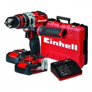 Trapano avvitatore percussione motore senza spazzole 2batterie Einhell valigetta