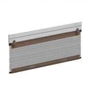 1 PZ Di ZANZARIERA UP X TAPPAR. CM.130X160 MARRONE