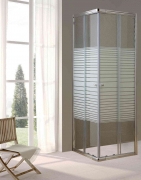 1 PZ Di *BOX DOCCIA CRIST.TRAS/SER.MM.6 CM. 70X90