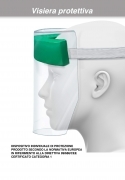 VISIERA PROTETTIVA DI SICUREZZA SCHERMO FACCIALE VISIERE MASCHERE VISO PARAFIATO