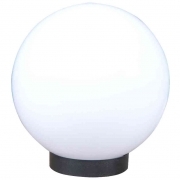 6 PZ Di SFERA PER LAMPIONE CM.25 E27 BIANCA