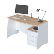 1 PZ Di KIT SCRIVANIA ESTIL CON CASSETTIERA 136X67X74 ROV.