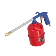 PISTOLA LAVAGGIO ARIA COMPRESSA COMPRESSORE SERBATOIO 1 LT NAFTA OLIO GASOLI
