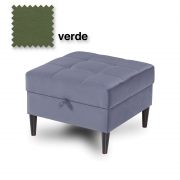 1 PZ Di POUFF MOD.APARTMENT VERDE CM.59X59X44H