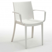 1 PZ Di POLTRONA RESINA VICTORIA BIANCA