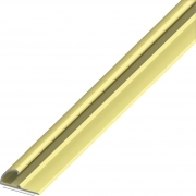 5 PZ Di PROFILO PER BORDI MM. 26X13 H 100 CM ALL. ORO