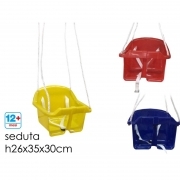 SEDUTA INTEGRALE SEGGIOLINO CON FUNI X ALTALENA DONDOLO BABY BAMBINI ANTICADUTA