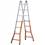 1,0 PZ Di SCALA ACCIAIO TELESCOPICA 4+5 GRADINI H 428 CM