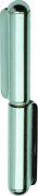 5,0 PZ Di CERNIERA PERNO FISSO 1223 IN INOX A SALDARE  60 MM