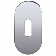 10,0 PZ Di BOCCHETTA OVALE BASSA 28X6X60 INOX SAT F PATENT
