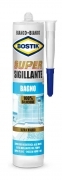 1,0 PZ Di BOSTIK SUPER SIGILLANTE BAGNO 300 ML CARTUCCIA