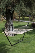 1,0 PZ Di AMACA A RETE CON LEGNO DOPPIA