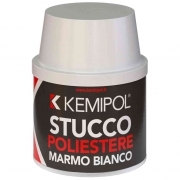 12,0 PZ Di STUCCO POLIESTERE MARMO BIANCO 150 ML