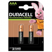 10,0 PZ Di DURACELL BATT.RICAR.MAH 750 M/STILO BL.2 HR3