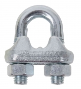 100,0 PZ Di MORSETTO PER FUNE ACCIAIO D  3 MM ROBUR GR.1/8