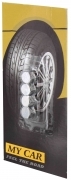 10,0 BL Di SET 4 TAPPI VALVOLE PNEUMATICI CROMO/SAT.