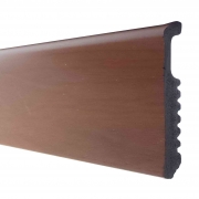 10,0 PZ Di BATTISCOPA 75X8 POLISTIRENE LISCIO 200 CM CILIEGIO
