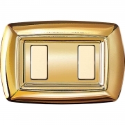 10,0 PZ Di TONDO PLACCA MOD.MAGIC PLAST.2P.ORO