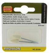 1,0 CF Di PROXXON 28801 FIG.19 FELTRI CONICI 2 PZ