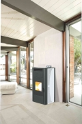 1,0 PZ Di STUFA PELLET 20 KW KING 20 IDRO BIANCO
