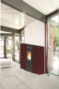 1,0 PZ Di STUFA PELLET 10 KW KING SLIM 10 CANAL. BORD.