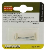 1,0 CF Di PROXXON 28803 FIG.19 FELTRI A DISCO 2 PZ