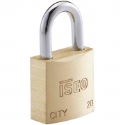 10,0 PZ Di CITY BY ISEO LUCCHETTO OTT RETTANGOLARE 20 MM