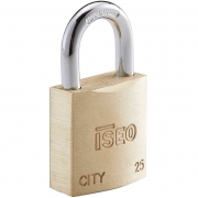 10,0 PZ Di CITY BY ISEO LUCCHETTO OTT RETTANGOLARE 25 MM