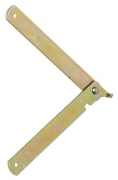 48,0 PZ Di ASTA SNODATA ACCIAIO ZINCATO DESTRA 250 MM*