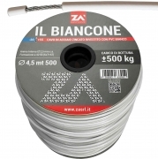 500,0 ML Di FILO STENDIBIANCHERIA BIANCONE ACC ZIN D 4,5 MM