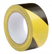 12,0 PZ Di NASTRO SEGNALETICO 50MMX33M ADESIVO GIALLO NERO