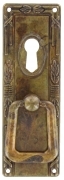 25,0 PZ Di MANIGLIA ZAMA 12060 33X97 MM OTTONE ANTICATO**