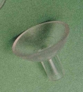 200,0 PZ Di VENTOSA C/GAMBO FORATO D 15 MM TRASPARENTE**